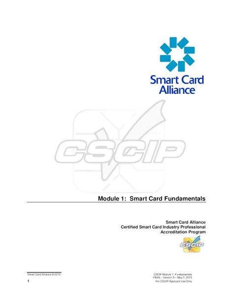 smart card system pdf|Module 1: Smart Card Fundamentals .